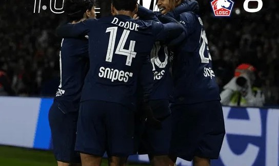 开云-巴黎3-0里尔全场数据：射门13-7，射正7-4，绝对机会1-1