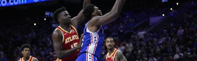 开云注册网址-包揽最后11分+关键抢断 恩比德归来带队延续连胜